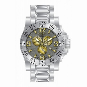 Invicta Excursion Chronograph Antique Silver Dial Stainless Steel Men's Watch 15315