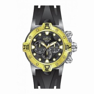 Invicta Excursion Chronograph Black Dial Black Polyurethane Men's Watch 14087