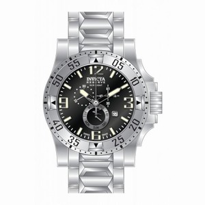 Invicta Excursion Chronograph Black Dial Stainless Steel Men's Watch 15307