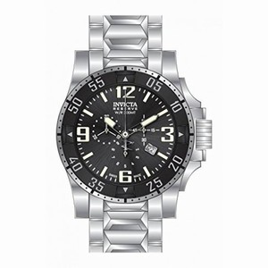 Invicta Excursion Chronograph Black Dial Stainless Steel Men's Watch 80607
