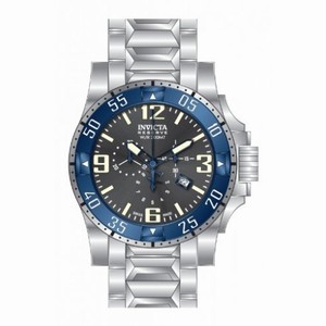 Invicta Excursion Chronograph Black Dial Stainless Steels Men's Watch 80555