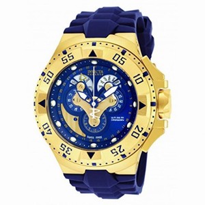 Invicta Excursion Chronograph Blue Dial Blue Polyurethane Men's Watch 18558