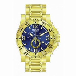 Invicta Excursion Chronograph Blue Dial Gold Ion-plated Men's Watch 15329