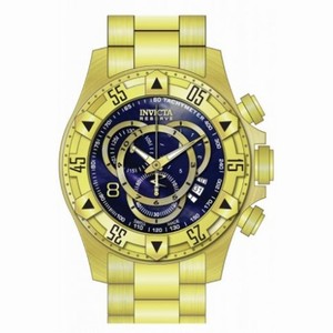 Invicta Excursion Chronograph Blue Dial Gold-plated Men's Watch 80621