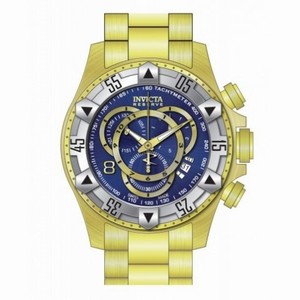 Invicta Excursion Chronograph Blue Dial Gold-plated Men's Watch 80622
