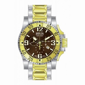 Invicta Excursion Chronograph Brown Dial Two-tone Men's Watch 80388