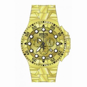 Invicta Excursion Chronograph Gold Dial Gold-tone Men's Watch 16681