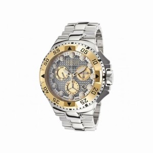 Invicta Excursion Chronograph Grey Carbon Fiber Dial Stainless Steel Men's Watch 15981
