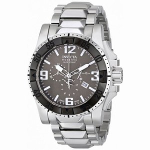 Invicta Excursion Chronograph Grey Dial Stainless Steel Men's Watch 80608