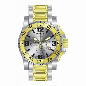 Invicta Excursion Chronograph Silver Dial Two-tone Men's Watch 80384