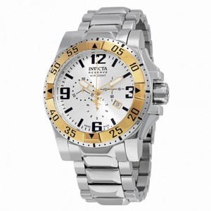 Invicta Excursion Chronograph Silver-tone Dial Stainless Steel Men's Watch 14039