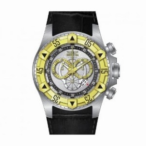 Invicta Excursion Chronograph Silver-tone Dial Gold-tone PVD Men's Watch 12697