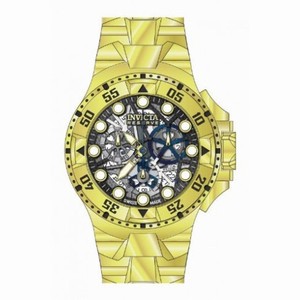 Invicta Excursion Chronograph Skeleton Dial Gold Ion-plated Men's Watch 15979
