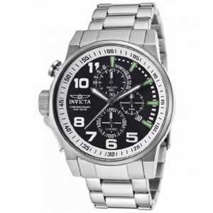 Invicta Force Chronograph Black Dial Stainless Steel Men's Watch 14955
