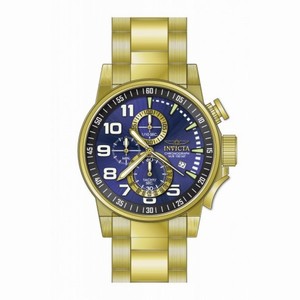Invicta Force Chronograph Blue Diasl Gold-plated Men's Watch 17417