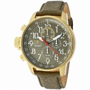 Invicta Force Chronograph Olive Green Gold-tone Stainless Steel Men's Watch 1876