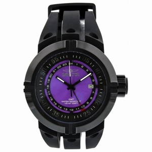Invicta Force Collection Contender GMT Pink Dial Polyurethane Men's Watch 0836