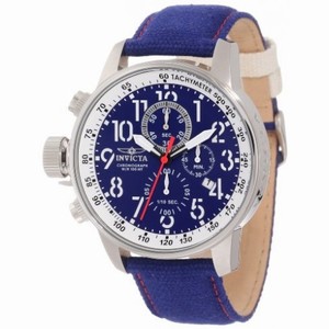 Invicta Force Lefty Chronograph Royal Blue Dial Stainless Steel Men's Watch 12084