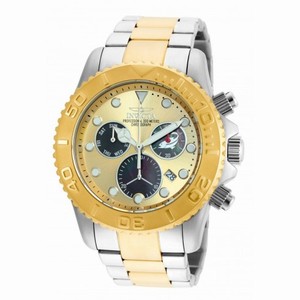 Invicta Gold tone Dial Men's Chronograph Watch 20348