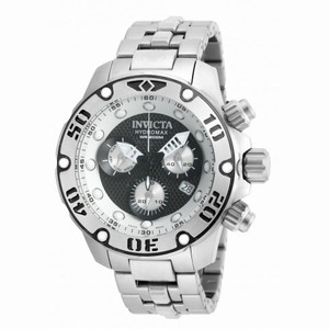 Invicta Hydromax Chronograph Black and Silver Dial Stainless Steel Men's Watch 19012