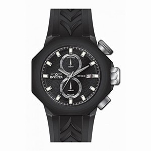 Invicta I Force Chronograph Black Dial Black Polyurethane Men's Watch 16914