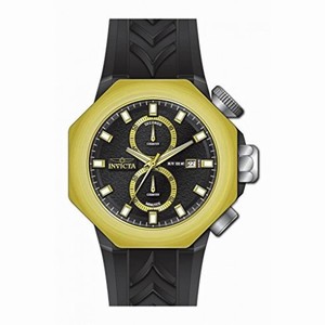 Invicta I Force Chronograph Black Dial Black Polyurethane Men's Watch 16915