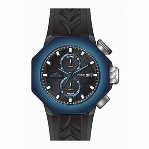 Invicta I Force Chronograph Black Dial Black Polyurethane Men's Watch 16917