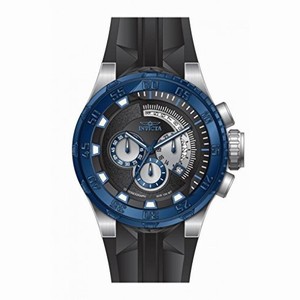 Invicta I Force Chronograph Black Dial Black Polyurethane Men's Watch 16925