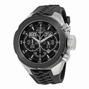 Invicta I-Force Chronograph Black Dial Black Silicone Men's Watch 16927