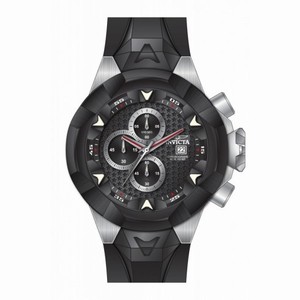 Invicta I Force Chronograph Black Dial Black Silicone Men's Watch 16904