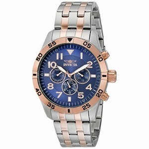 Invicta I-Force Blue Dial Two- tone Stainless Steel Men's Watch 19204