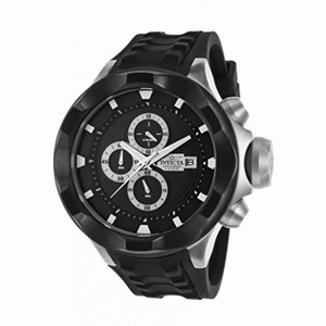 Invicta I-Force Chronograph Black Dial Black Silicone Men's Watch 16896