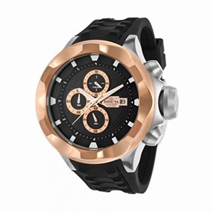 Invicta I-Force Chronograph Black Dial Black Silicone Men's Watch 16898