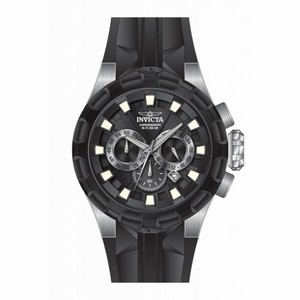 Invicta I-Force Chronograph Black Dial Black Silicone Men's Watch 16918