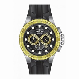 Invicta I-Force Chronograph Black Dial Black Silicone Men's Watch 16919
