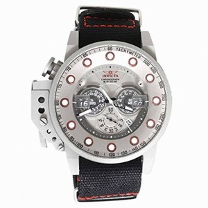 Invicta I-Force Chronograph Silver Dial Black Nylon Men's Watch 18695