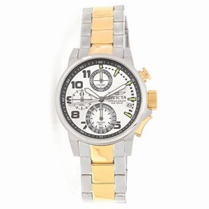 Invicta I-Force Chronograph White Dial Two-tone Ladies Watch 17427