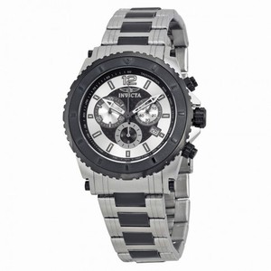 Invicta II Collection Chronograph Silver Dial Two-tone Men's Watch 1010
