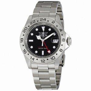 Invicta II Date Master GMT Black Dial Men's Watch 9401