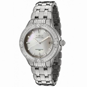 Invicta II Mother of Pearl Dial Stainles Steel Ladies Watch 0266
