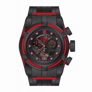 Invicta Jason Taylor Chronograph Black Dial Black Ion-plated Men's Watch 16001