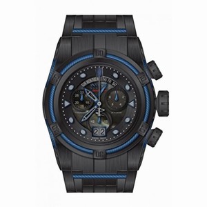 Invicta Jason Taylor Chronograph Black Dial Black Ion-plated Men's Watch 16002