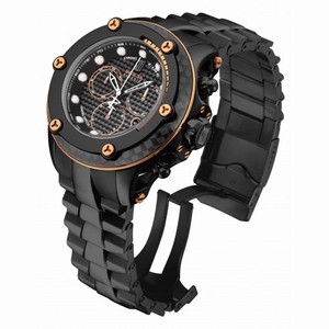 Invicta Jason Taylor Chronograph Black Dial Black Ion-plated Men's Watch 17828
