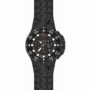 Invicta Jason Taylor Chronograph Black Dial Black Ion-plated Men's Watch 17842