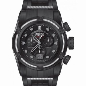 Invicta Jason Taylor Chronograph Black Dial Black Ion-plated Stainless Steel Men's Watch 14424