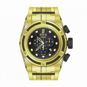 Invicta Jason Taylor Chronograph Black Dial Gold Ion-plated Men's Watch 14432