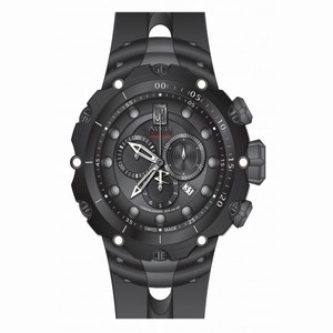 Invicta Jason Taylor Chronograph Black Dial Stainless Steel Black Polyurethane Band Men's Watch 14422