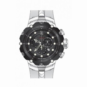 Invicta Jason Taylor Chronograph Black Dial White Polyurethane Men's Watch 14421