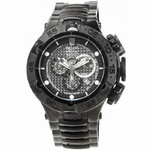 Invicta Jason Taylor Chronograph Carbon Fiber Dial Black Ion-plated Men's Watch 14413