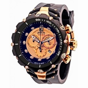 Invicta Jason Taylor Chronograph Gold-tone Dial Black Stainless Steel Men's Watch 14418